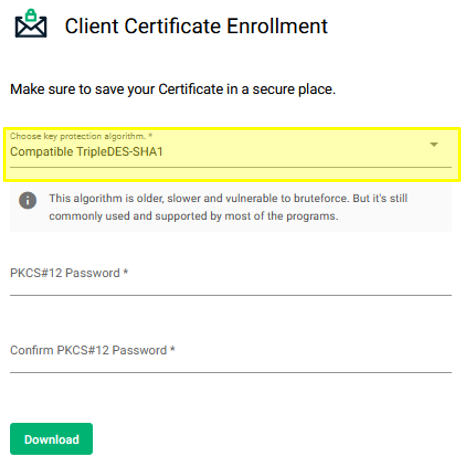 Certificate enrollment